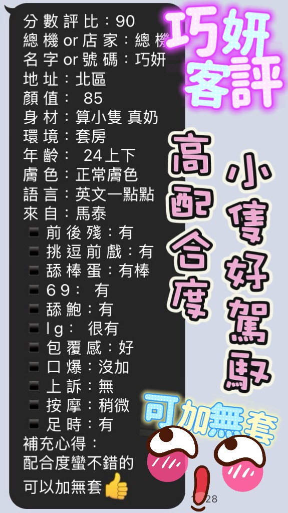 巧妍客人評論