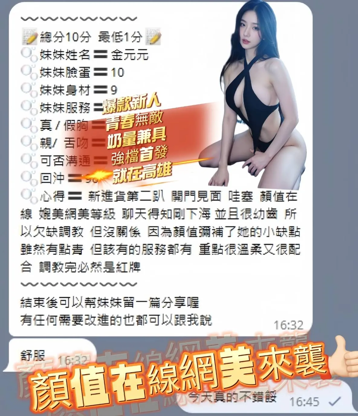 金元元客評