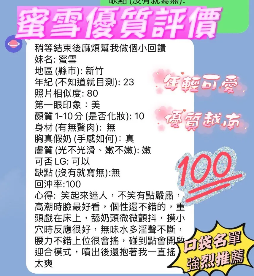 蜜雪客評