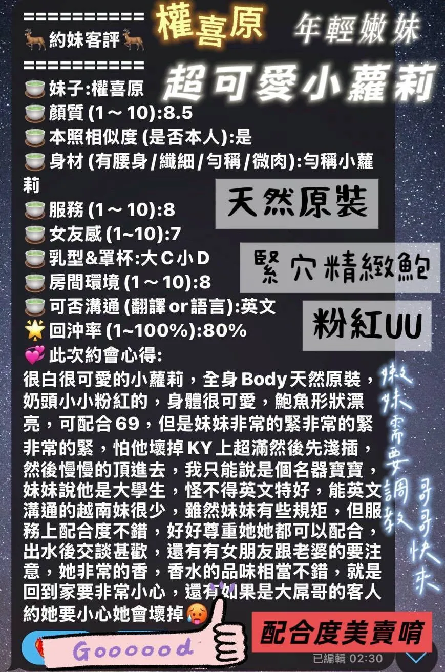 權喜原客人評價